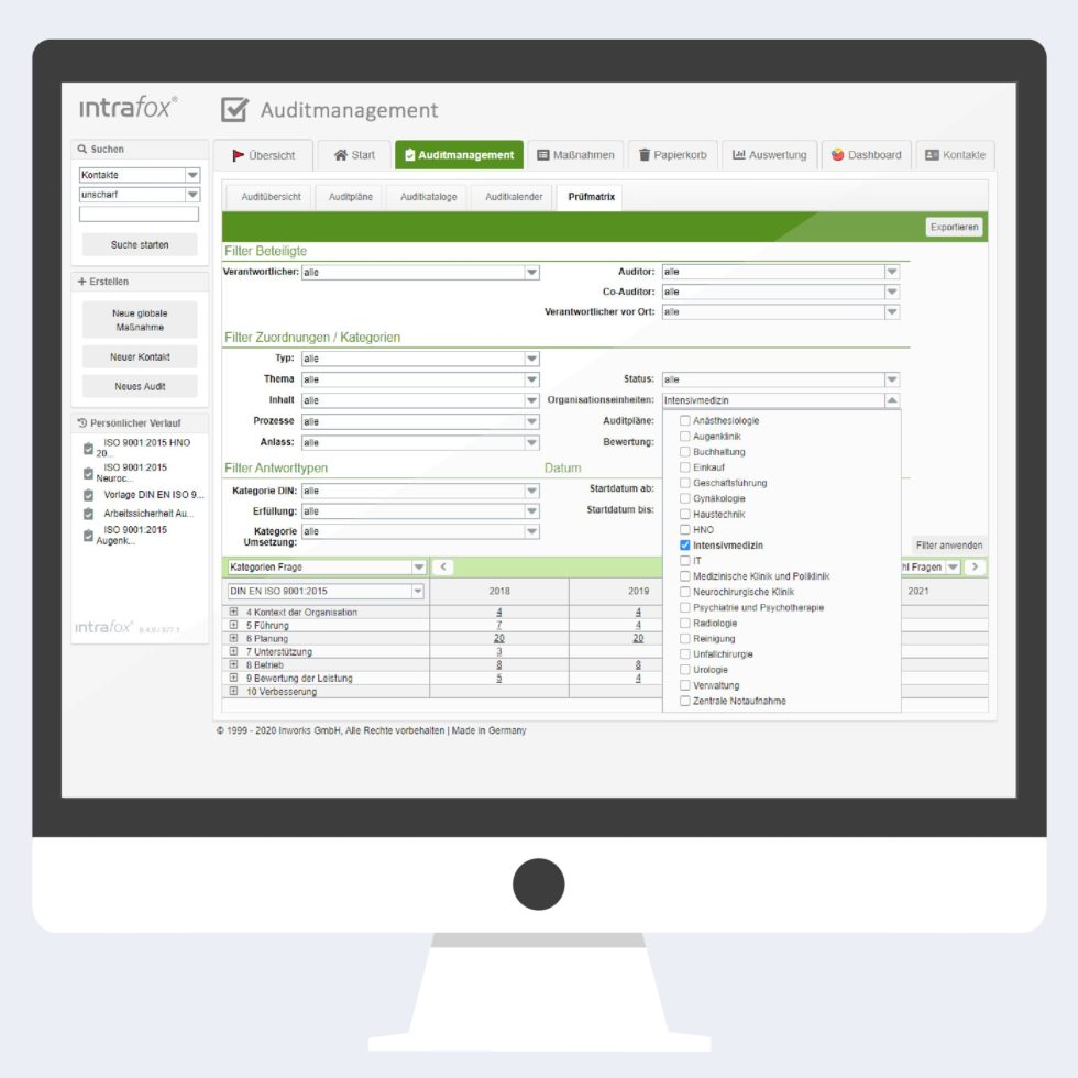 Auditmanagement Software Für Krankenhäuser - Inworks